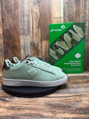 K-Swiss X Girl Scouts K Swiss Thin Mints Court '66 Varsity Low Scout SNEAKERS
